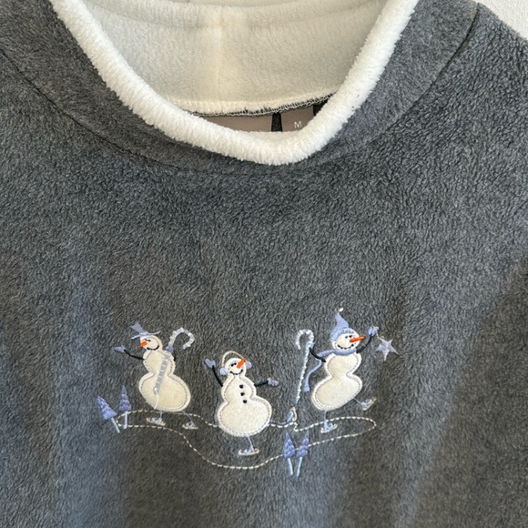 Snowman Detail Fleece - Picture 1 of 5
